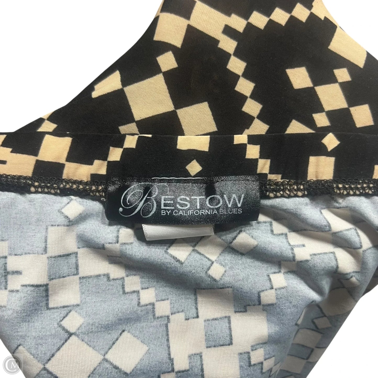 Skirt Maxi By Bestow In Black & Cream, Size: Xl