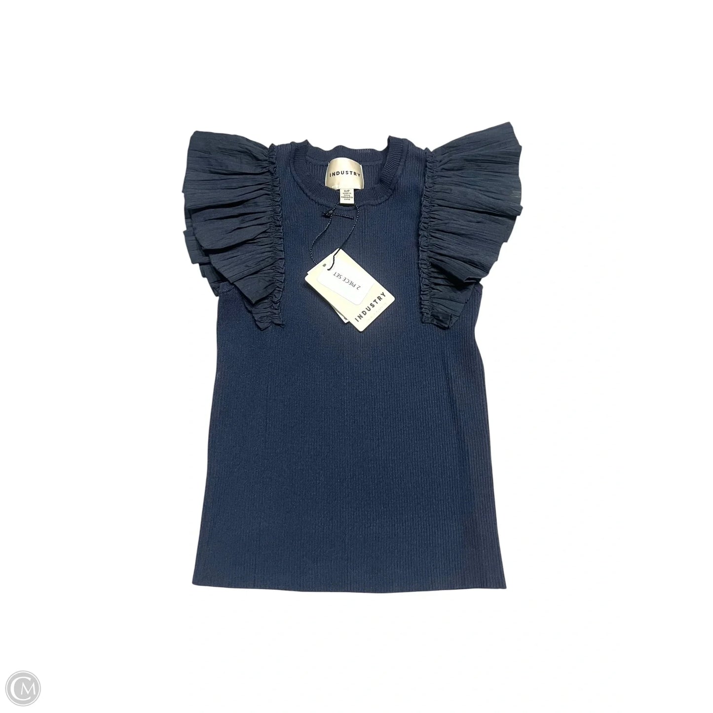 Top Sleeveless By Industry In Navy, Size: S