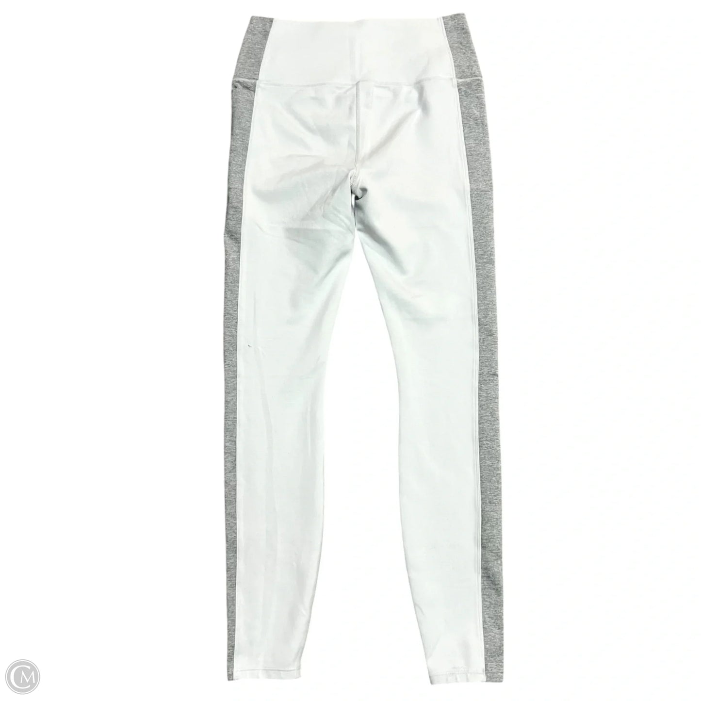 Athletic Leggings By Vuori In Grey & White, Size: M