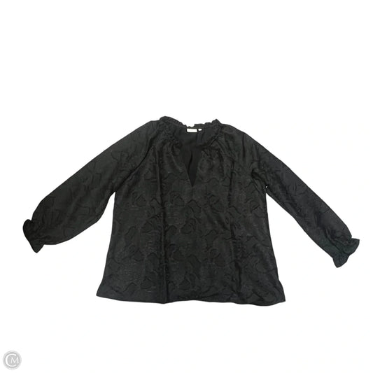 Top Long Sleeve By Spartina In Black, Size: Xl