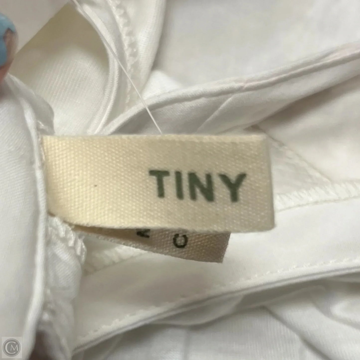 Top Sleeveless By Tiny In White, Size: Xl