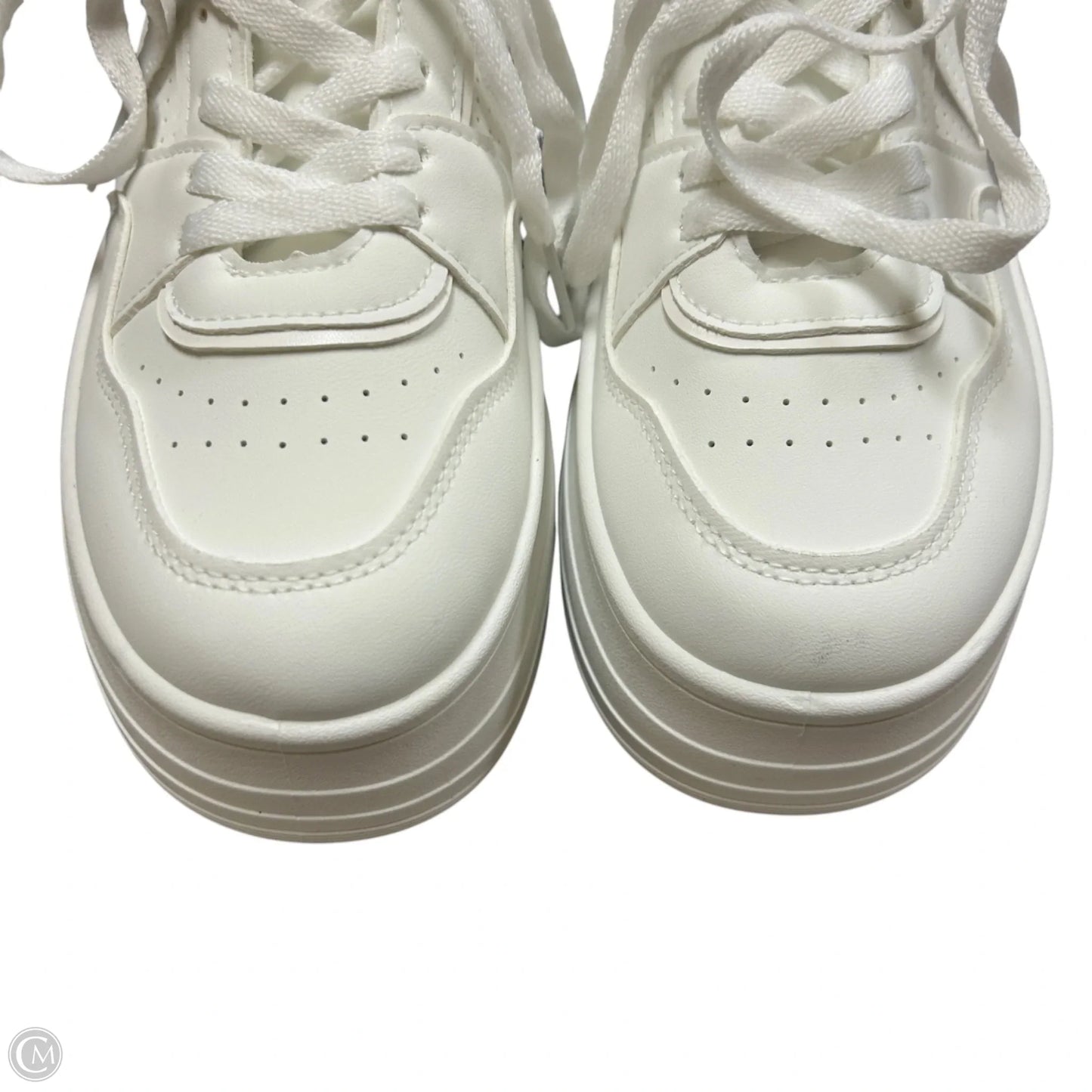 Shoes Sneakers Platform In White, Size: 7.5