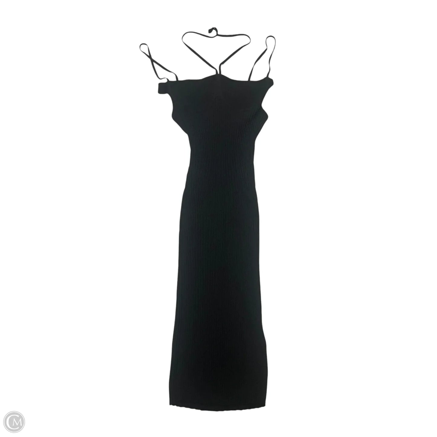 Dress Party Midi By Andreadamo In Black, Size: L