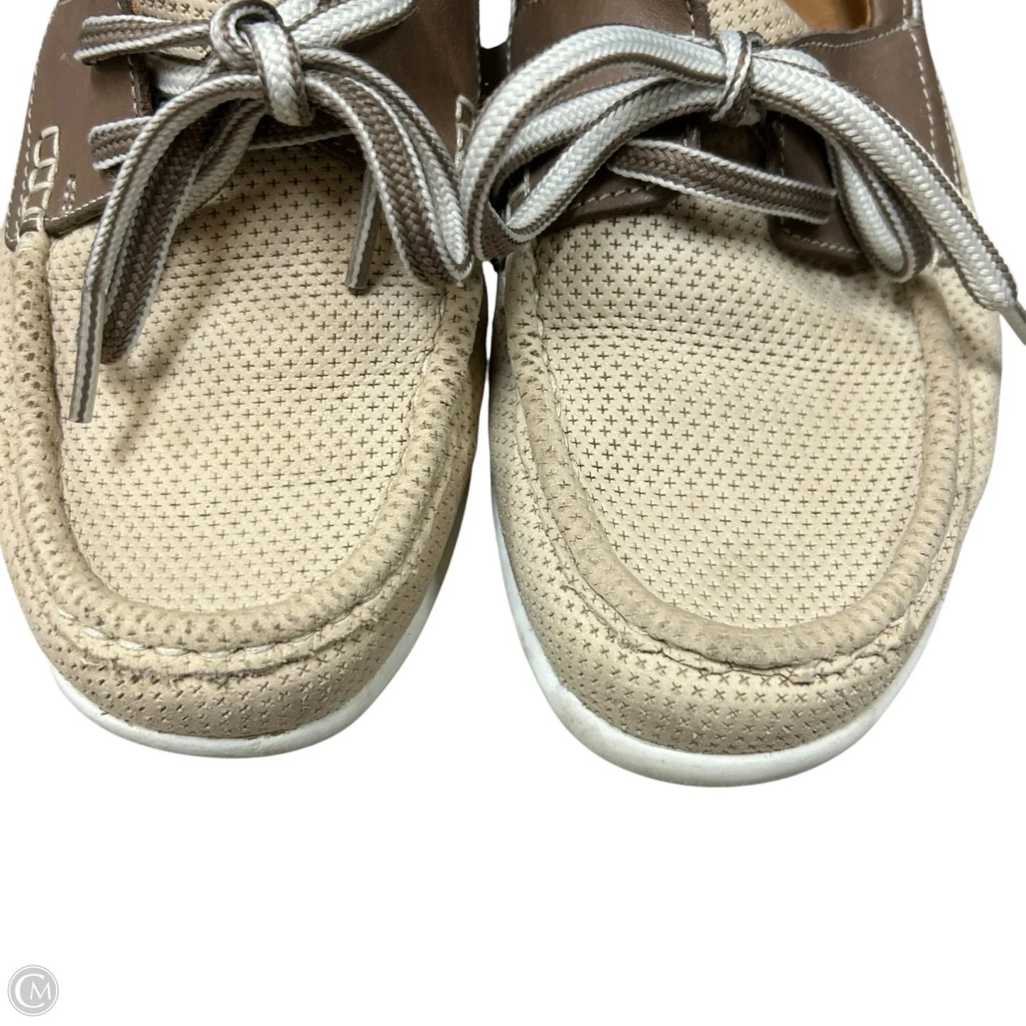 Shoes Flats By Clarks In Cream, Size: 8