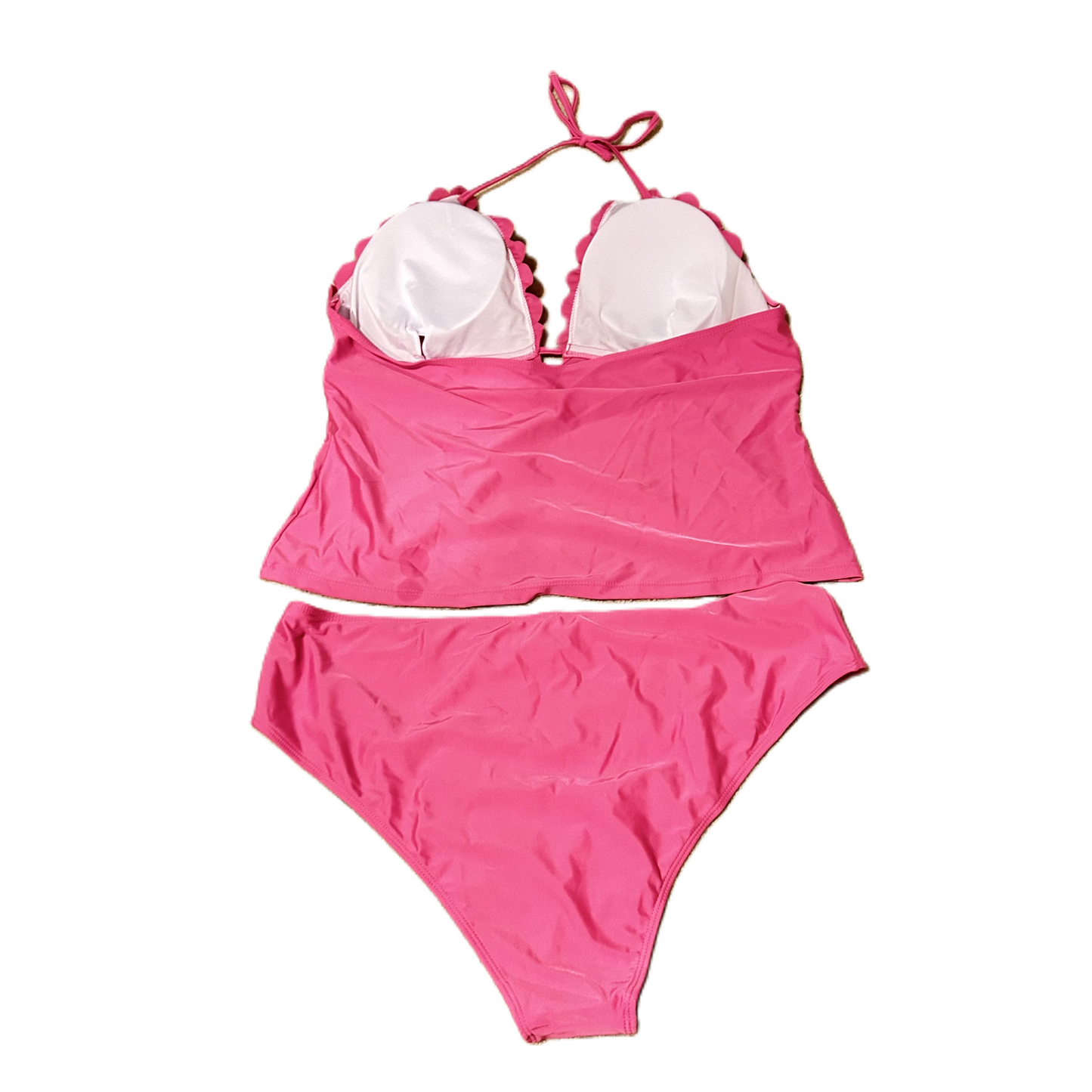 Hot Pink Swimsuit 2pc By Shein, Size: 4x