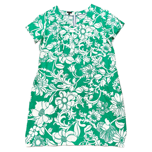 Green & White Dress Casual Short By Talbots, Size: 1x