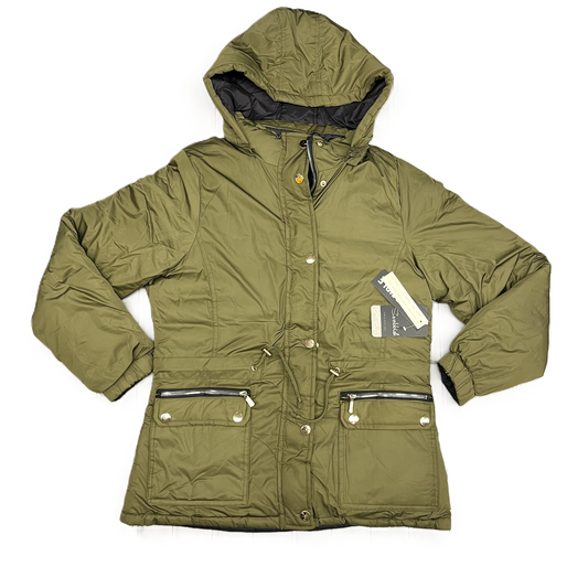 Coat Puffer & Quilted By Snobbish In Green, Size: Xl