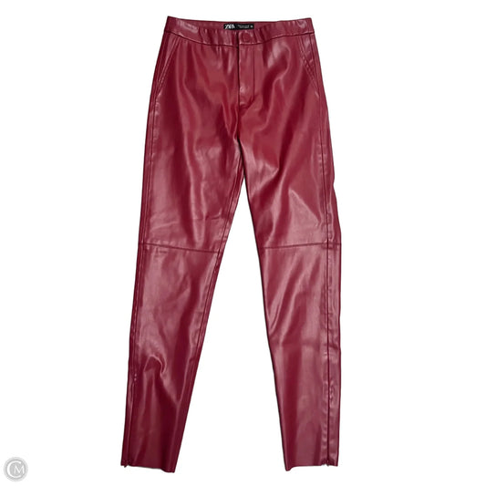 Pants Dress By Zara In Maroon, Size: S