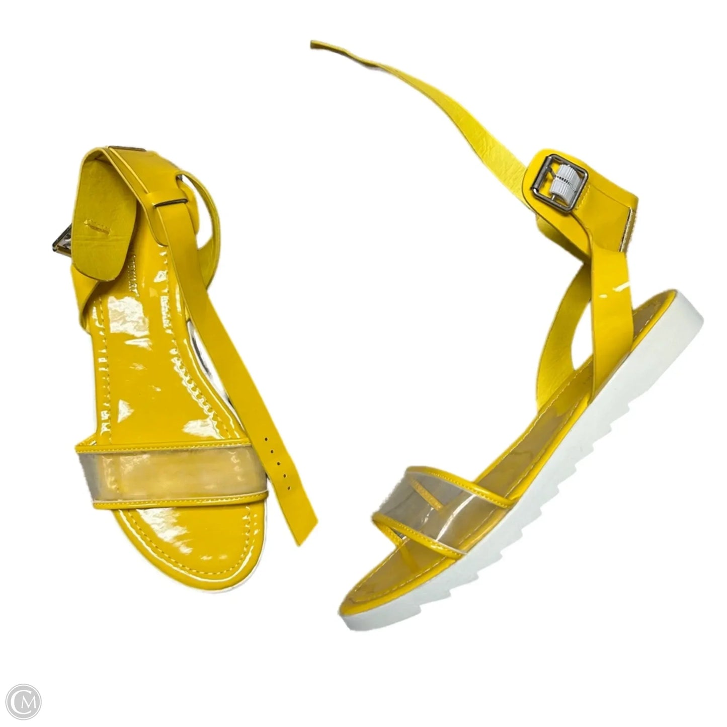 Sandals Flats By Ashley Stewart In Yellow, Size: 9