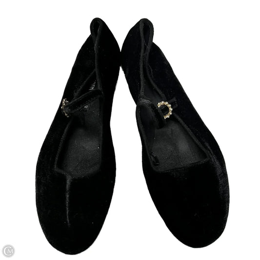 Shoes Flats By Zara In Black, Size: 9.5