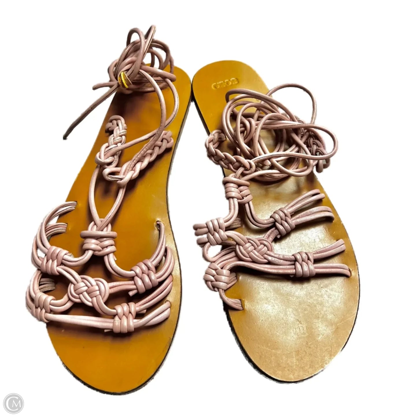 Sandals Flats By Asos In Pink, Size: 7