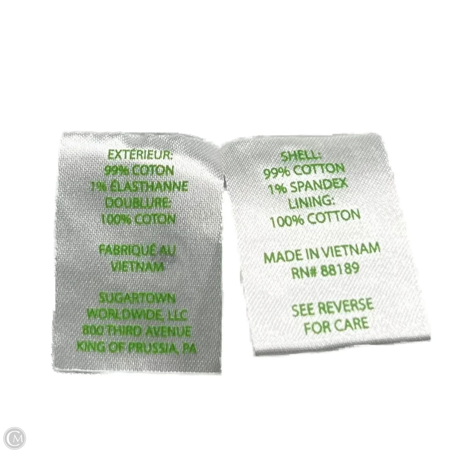 Dress Designer By Lilly Pulitzer In Green & White, Size: Xxs