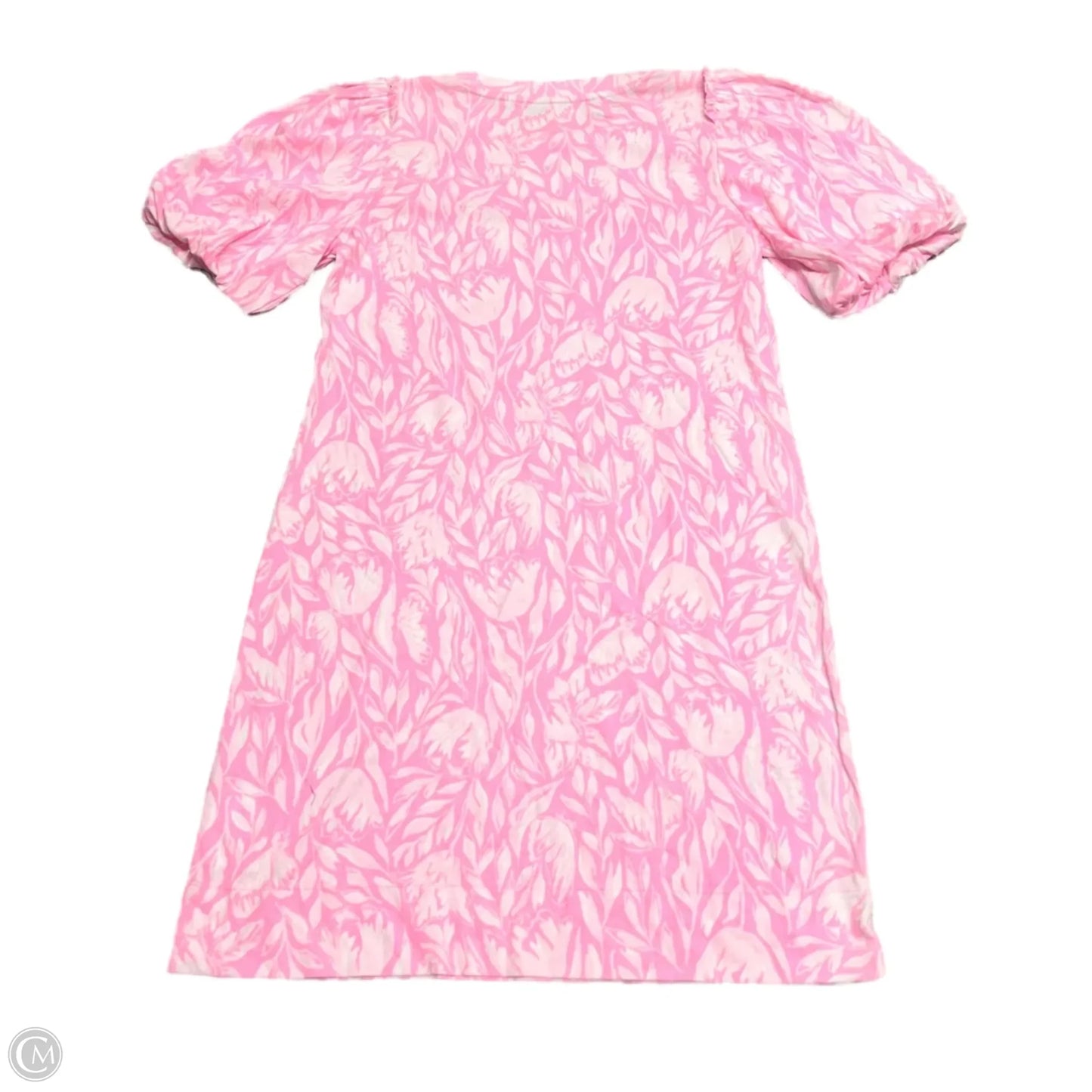 Dress Designer By Lilly Pulitzer In Pink & White, Size: S