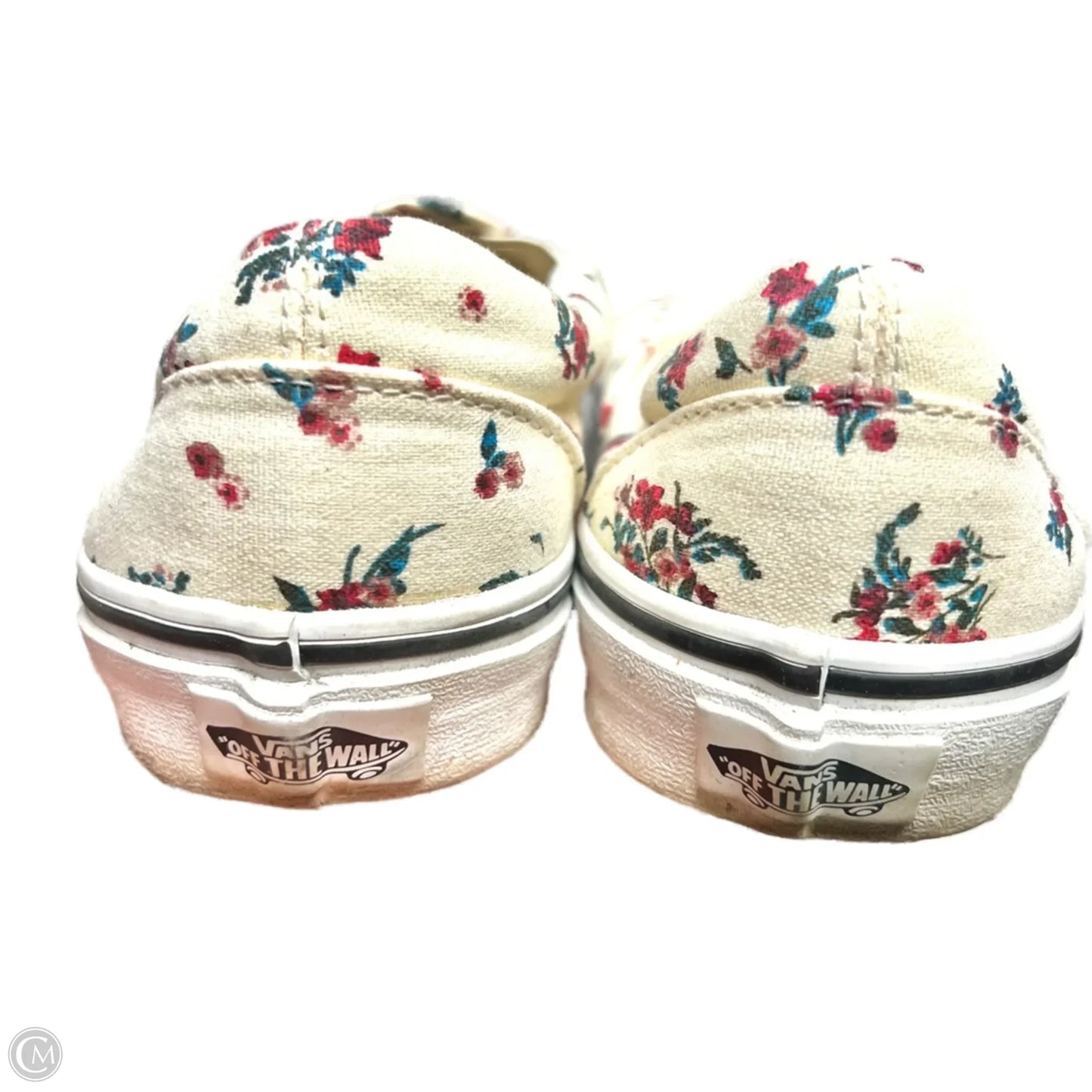 Shoes Sneakers By Vans In Floral Print, Size: 8