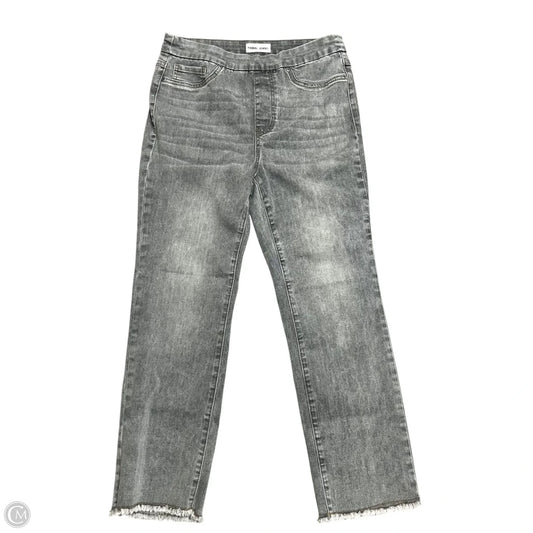 Jeans Cropped By Tribal In Grey, Size: 6
