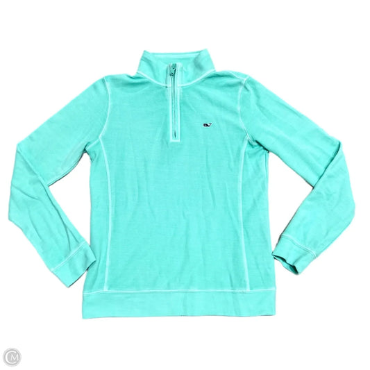 Top Long Sleeve By Vineyard Vines In Green, Size: Xs