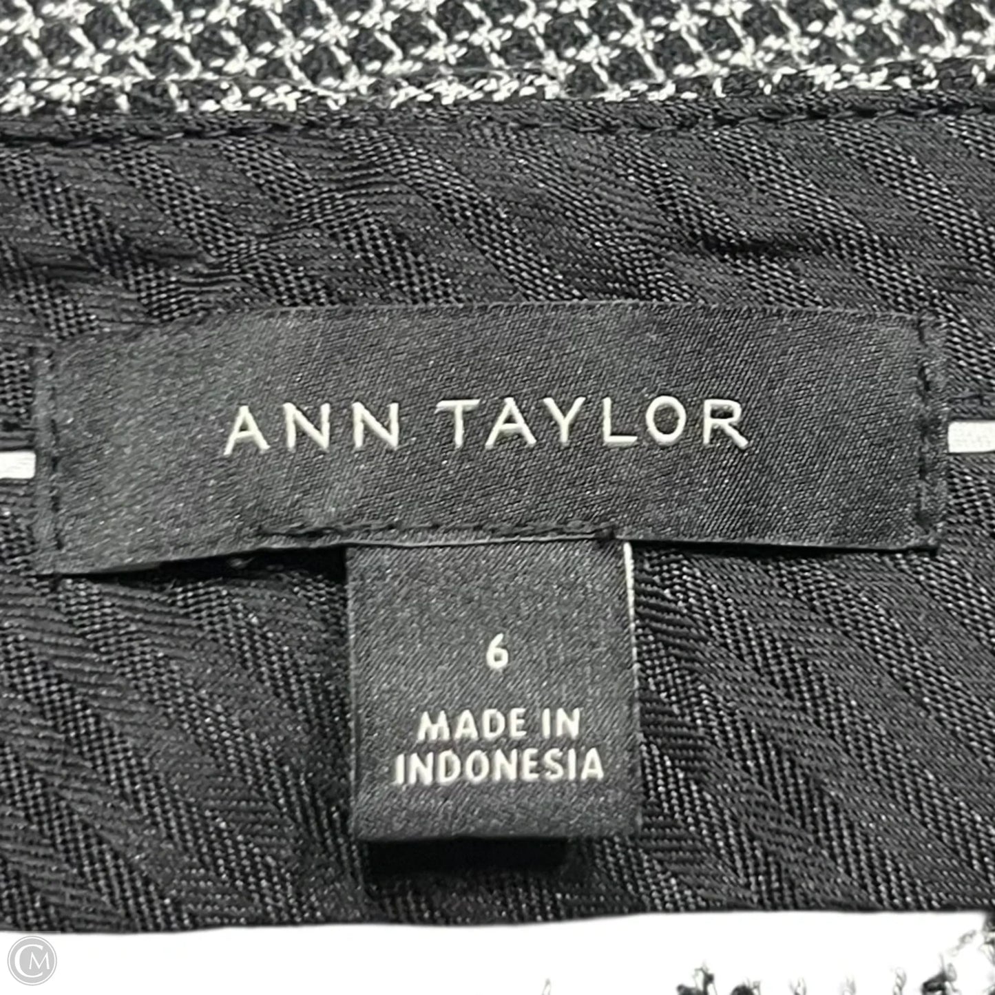 Pants Dress By Ann Taylor In Black & White, Size: 6