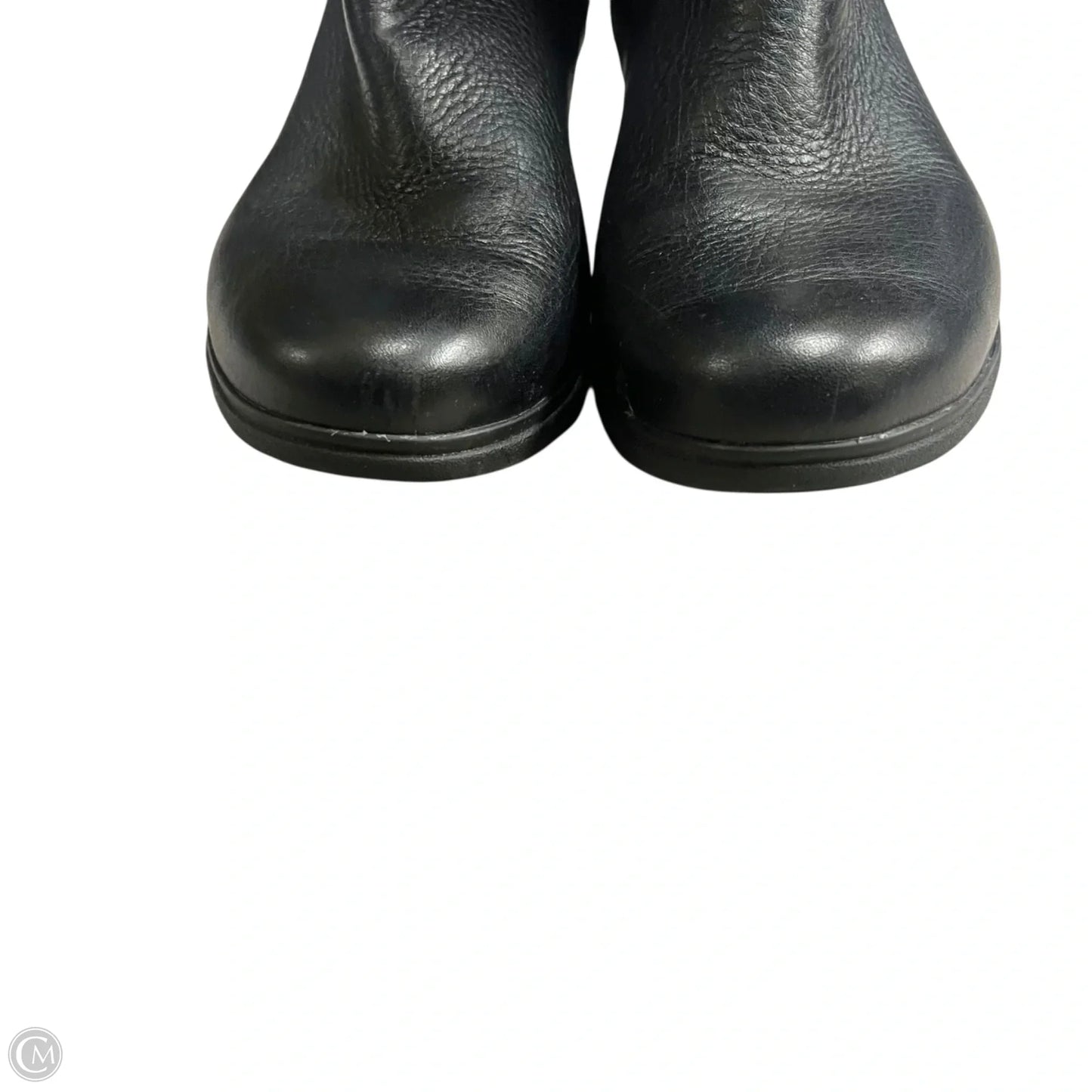 Boots Knee Heels By Clarks In Black, Size: 6