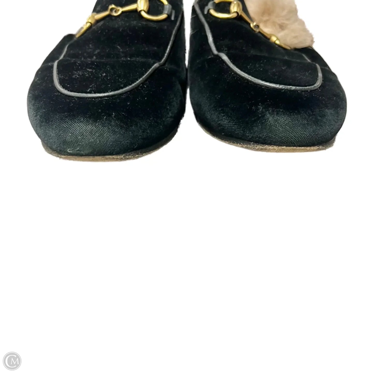 Shoes Luxury Designer By Gucci In Black, Size: 6.5