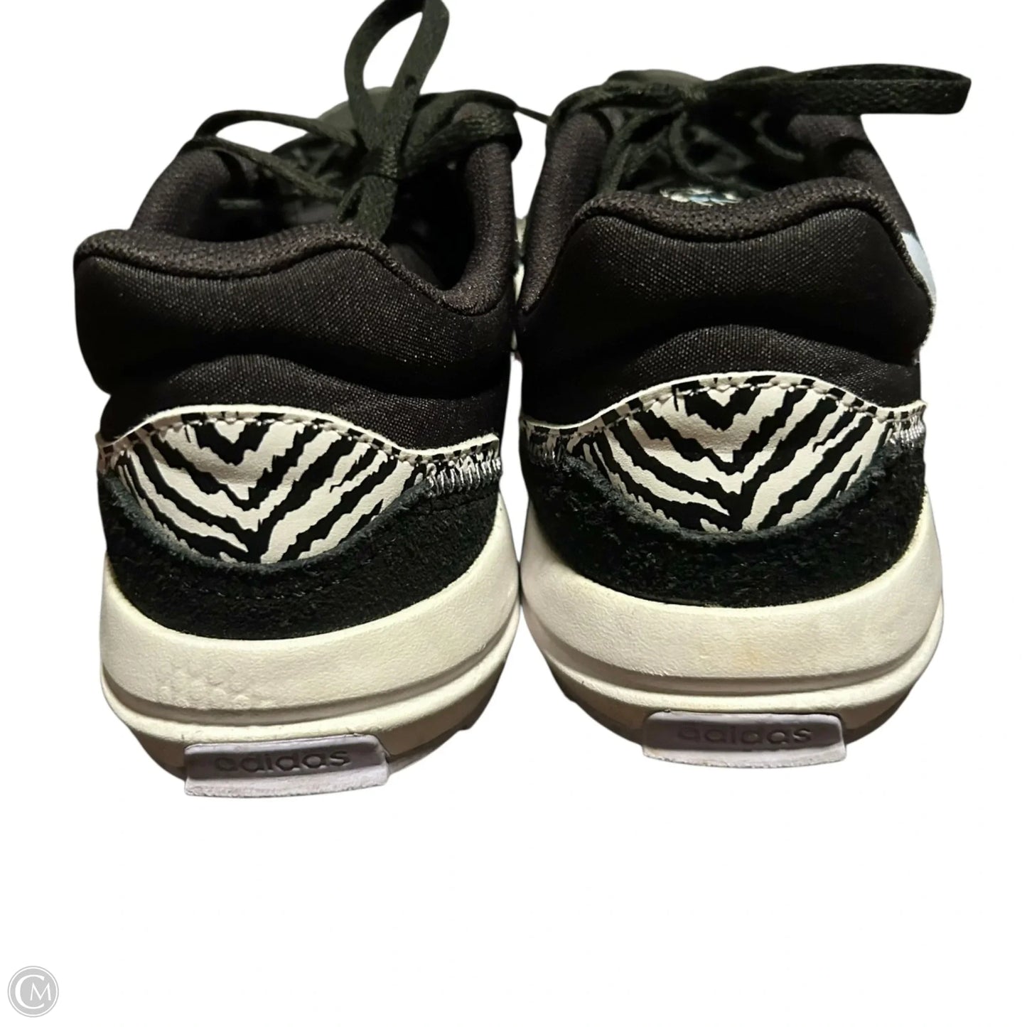 Shoes Athletic By Adidas In Black & White, Size: 7