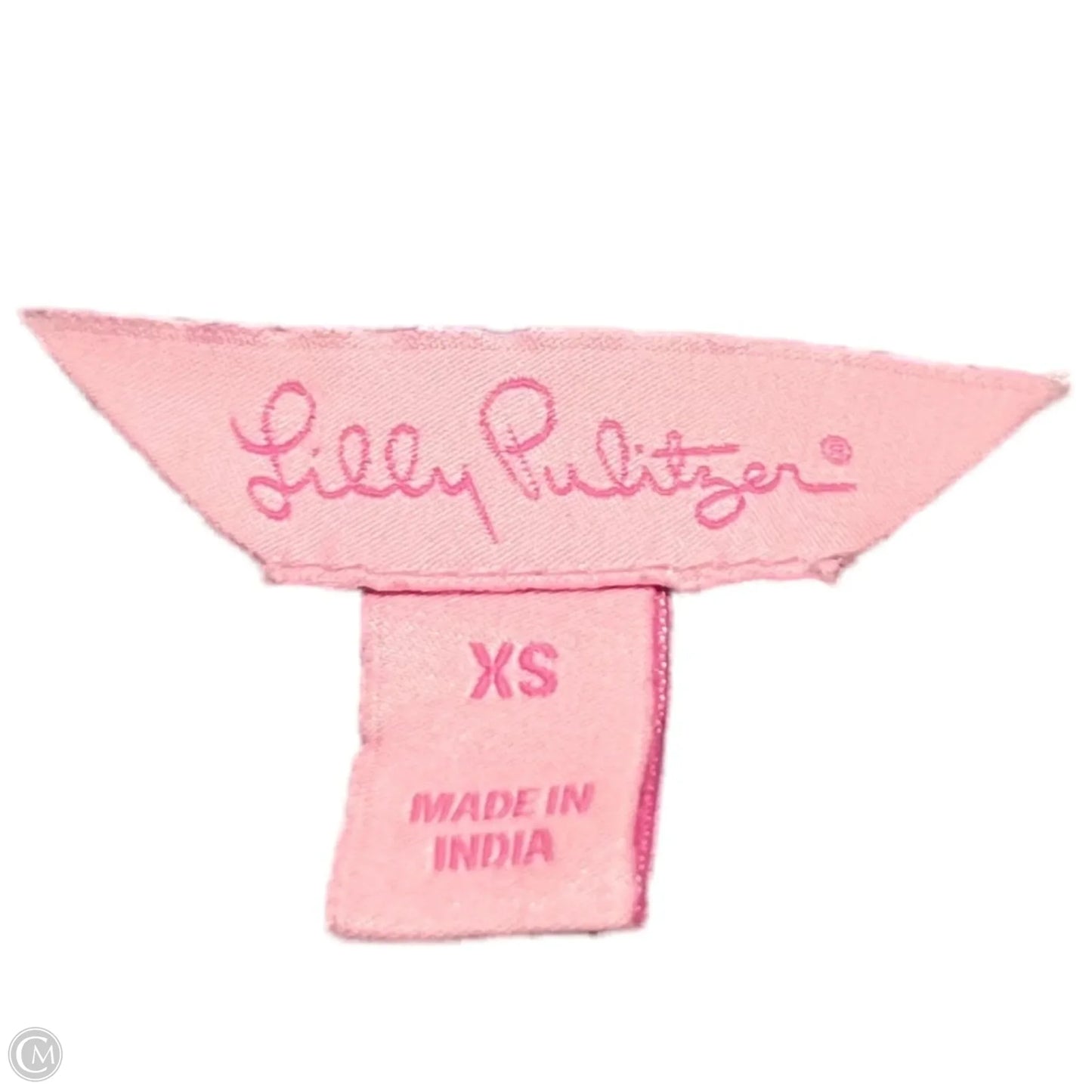 Top Sleeveless Designer By Lilly Pulitzer In Blue & White, Size: Xs