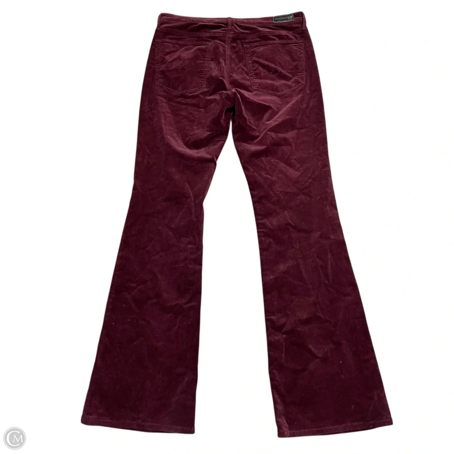 Pants Corduroy By Adriano Goldschmied In Maroon, Size: 10