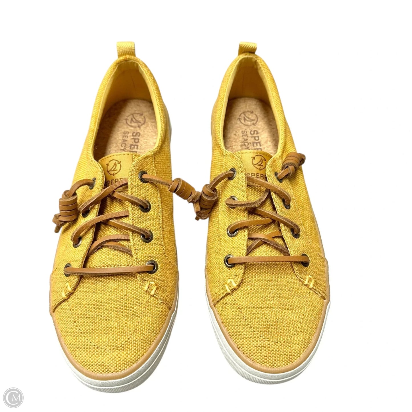 Shoes Sneakers By Sperry In Yellow, Size: 7