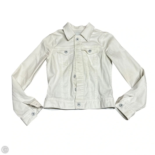 Jacket Denim By Adriano Goldschmied In White, Size: Xs