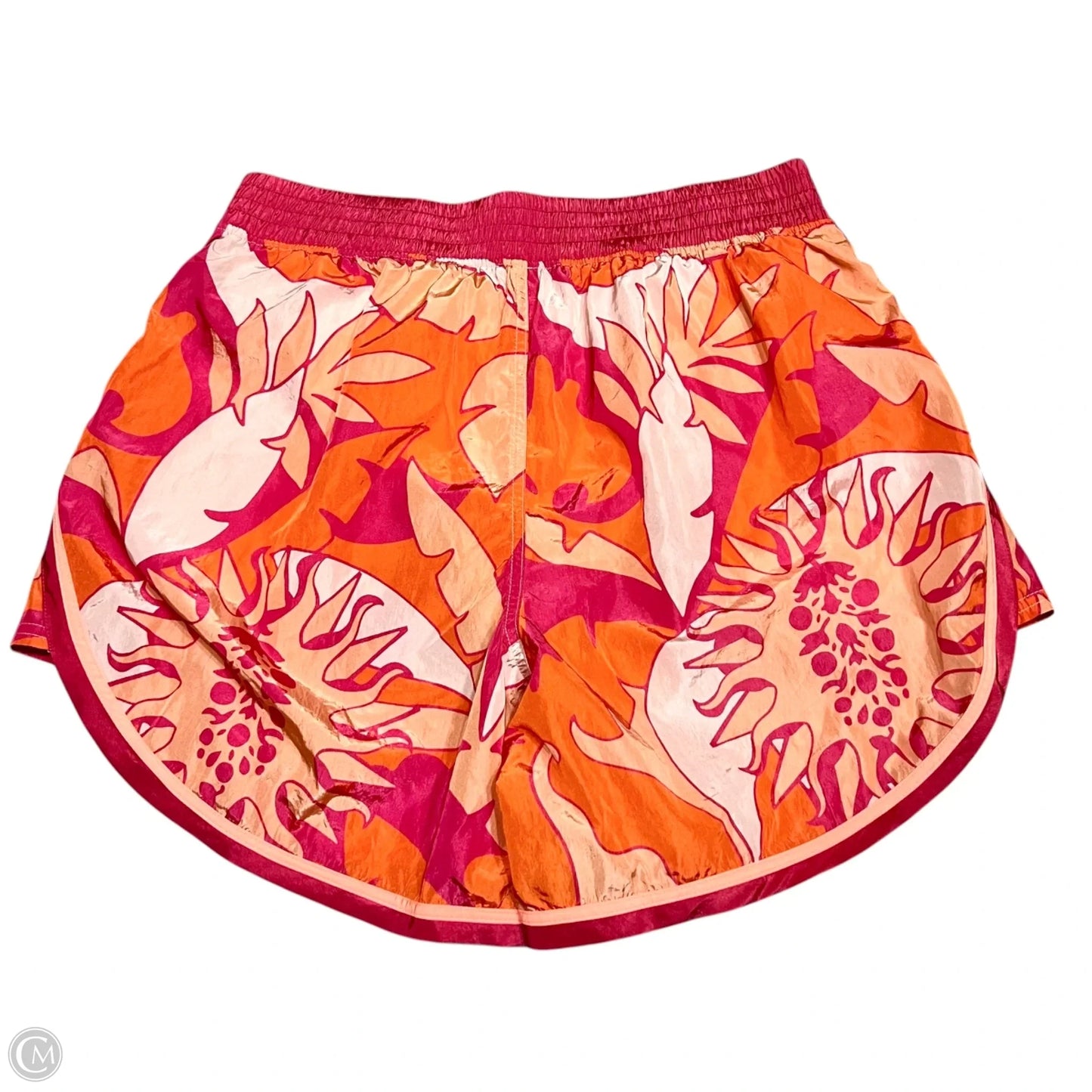 Athletic Shorts By Free People In Orange & Pink, Size: M