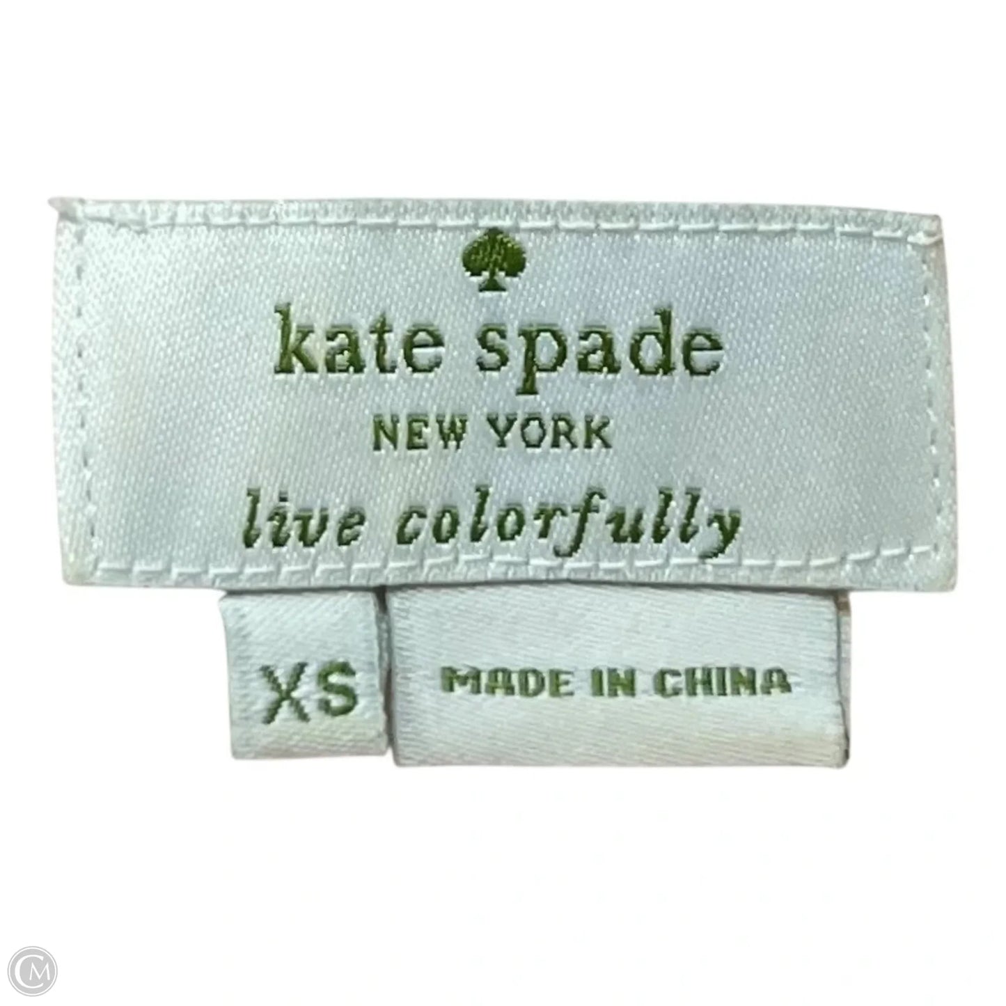 Top Sleeveless Designer By Kate Spade In Black & Pink, Size: Xs