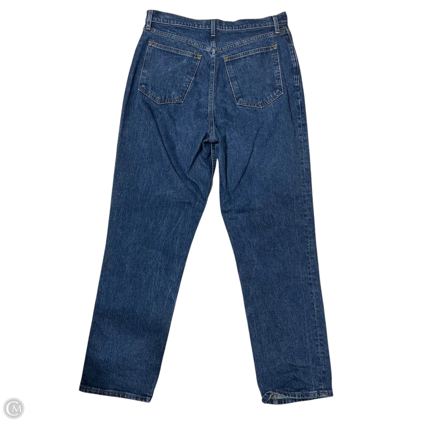 Jeans Straight By Abercrombie And Fitch In Blue Denim, Size: 12