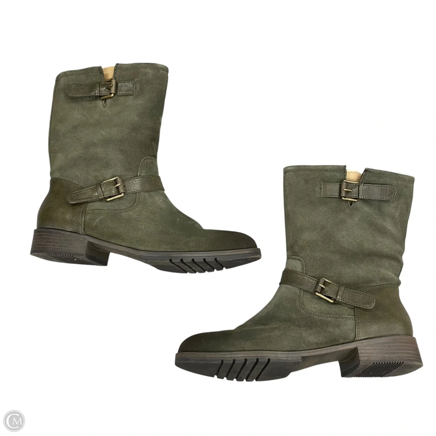 Boots Mid-calf Heels By Naturalizer In Grey, Size: 11