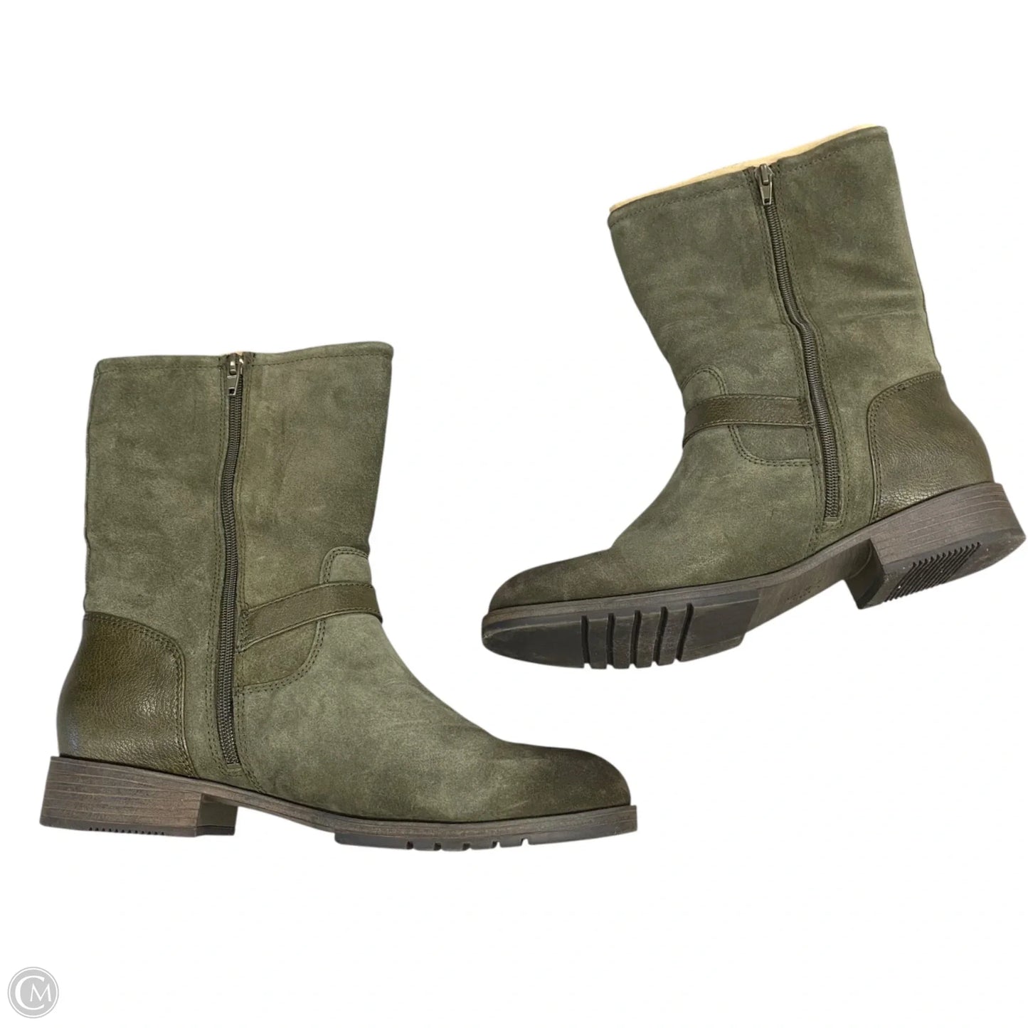 Boots Mid-calf Heels By Naturalizer In Grey, Size: 11