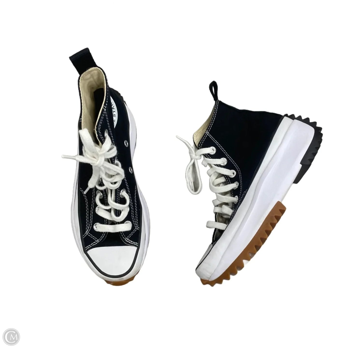 Shoes Sneakers By Converse In Black & White, Size: 6
