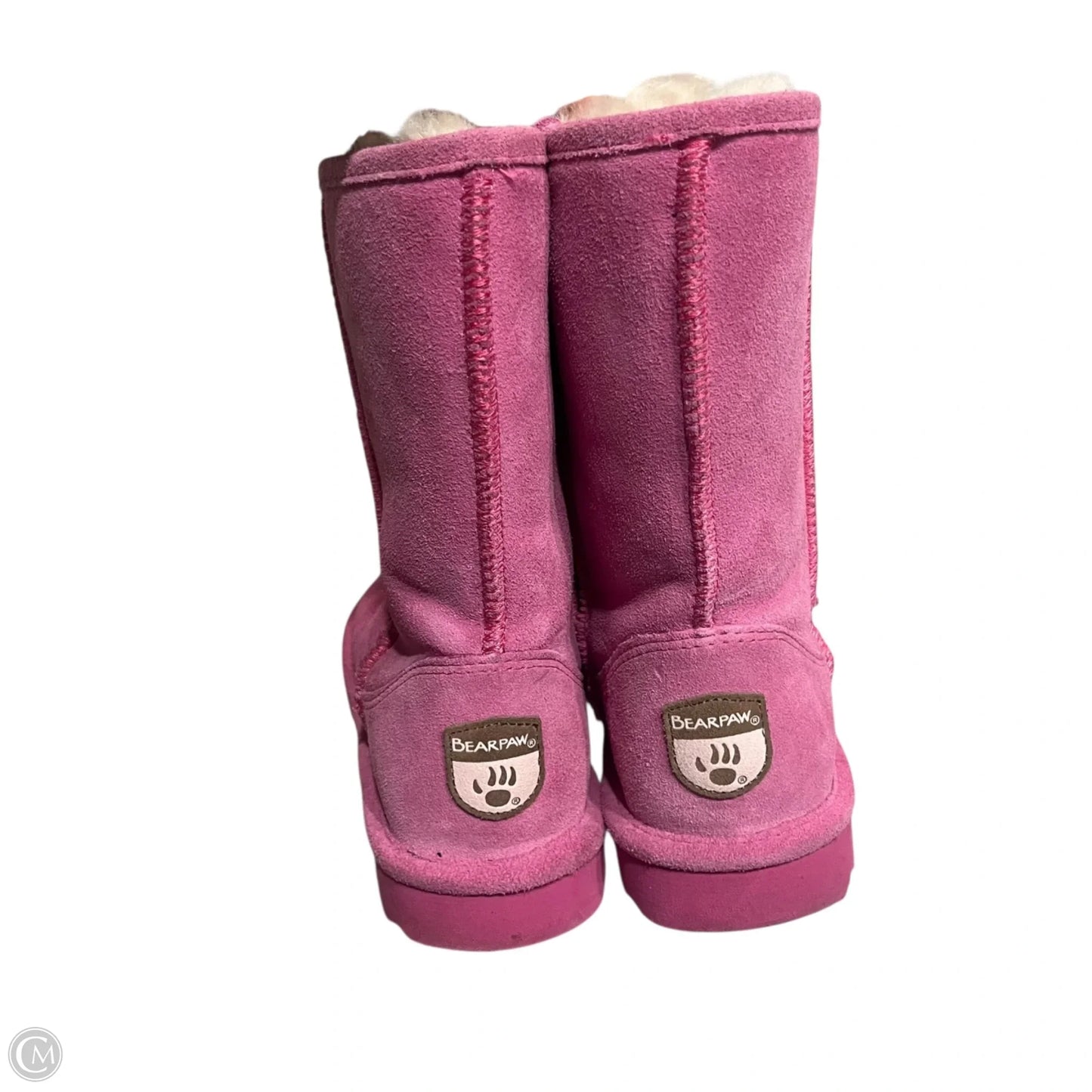 Boots Mid-calf Flats By Bearpaw In Pink, Size: 7