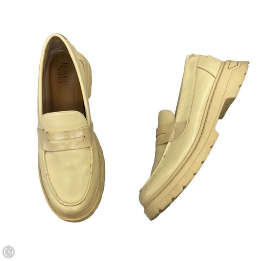 Shoes Heels Block By Franco Sarto In Tan, Size: 8