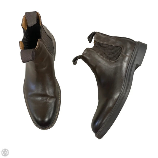 Boots Ankle Heels By H&m In Brown, Size: 8.5