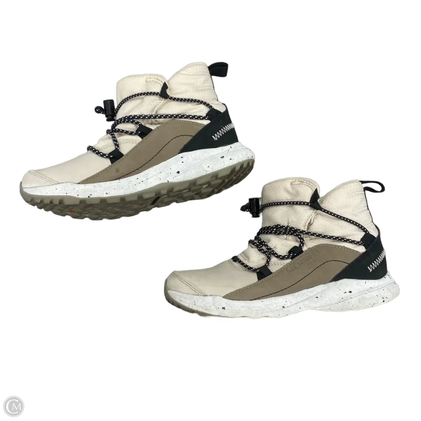 Boots Snow By Merrell In Black & Cream, Size: 6