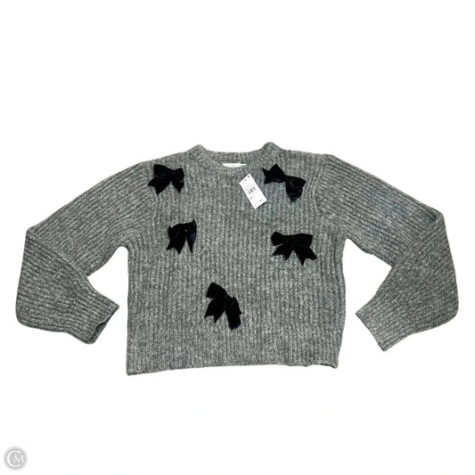 Sweater By Lush In Black & Grey, Size: L