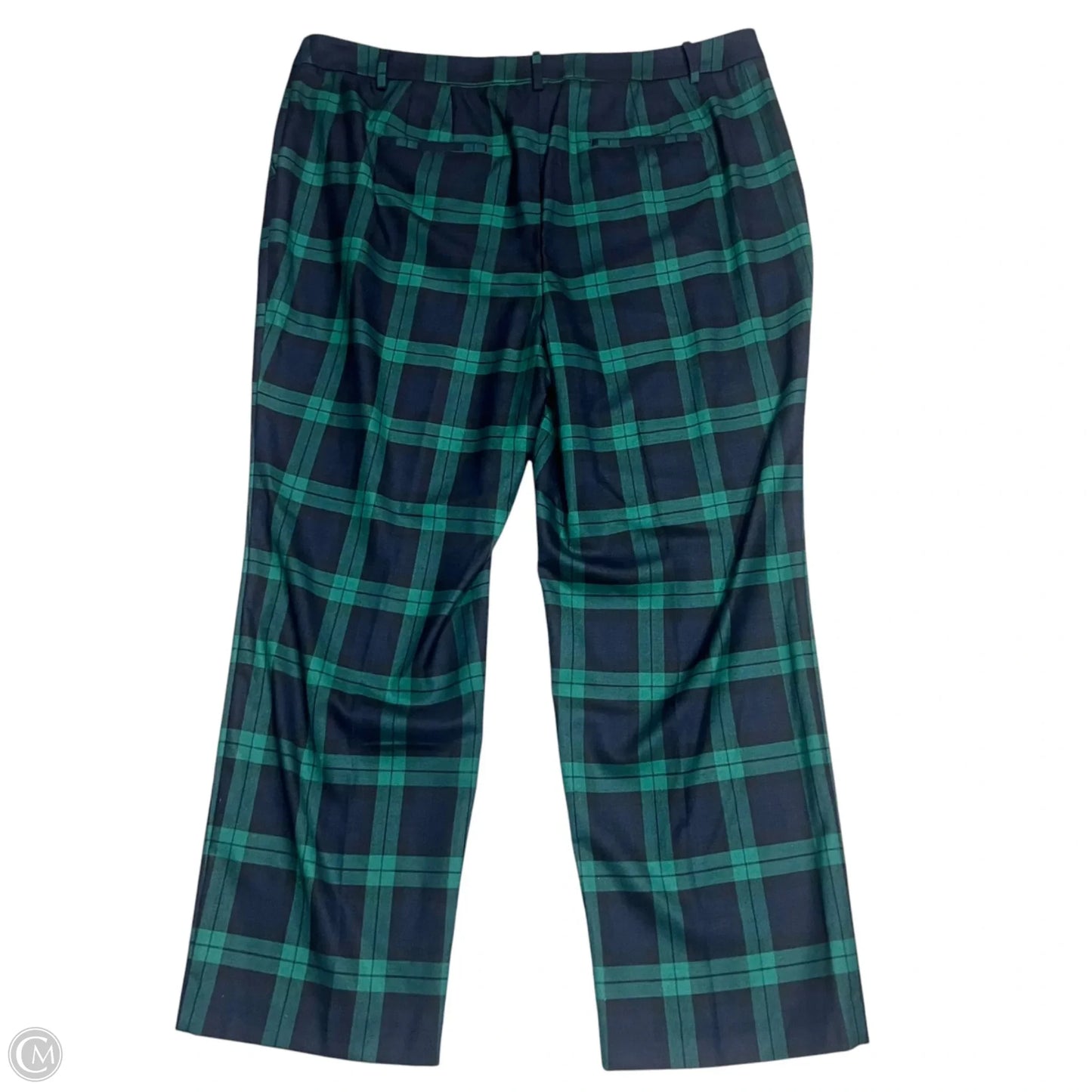 Pants Dress By Talbots In Blue & Green, Size: 18