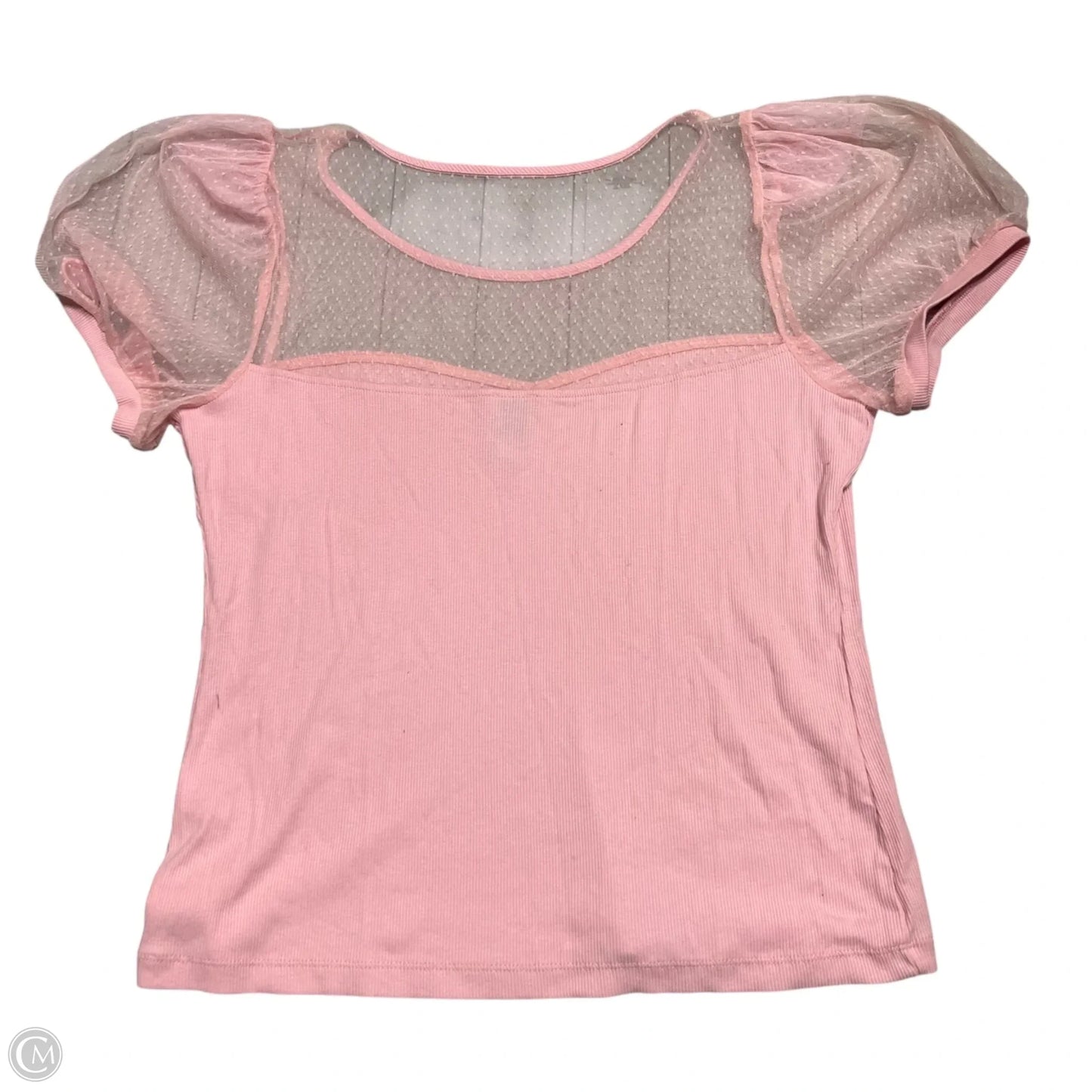 Top Short Sleeve By Maeve In Pink, Size: Xl