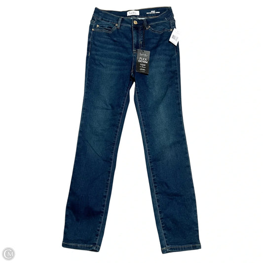 Jeans Skinny By Nicole By Nicole Miller In Blue Denim, Size: 4