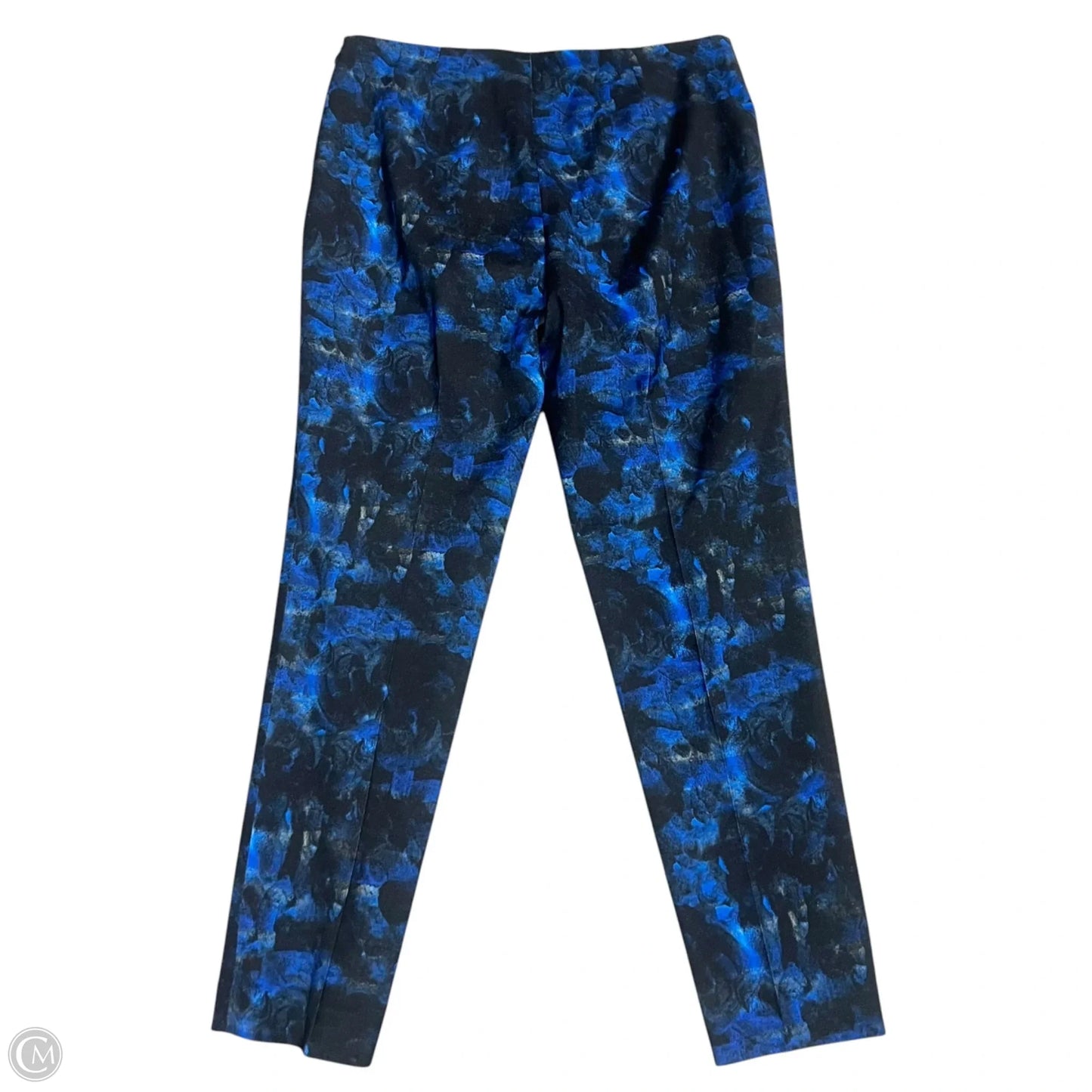 Pants Designer By Lafayette 148 In Black & Blue, Size: 6