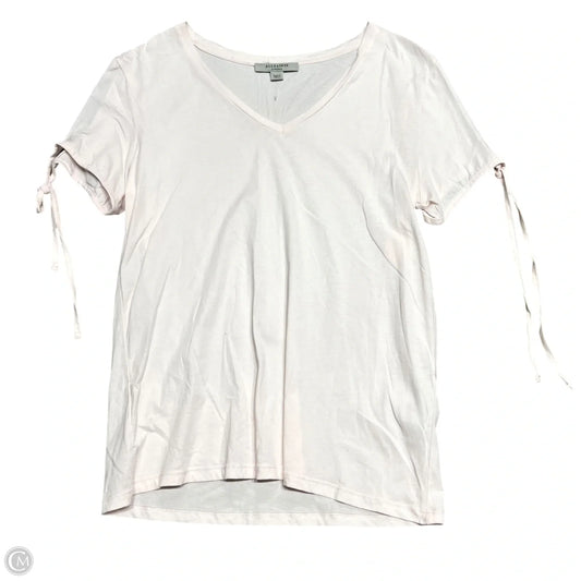 Top Short Sleeve Designer By All Saints In Pink, Size: Xs