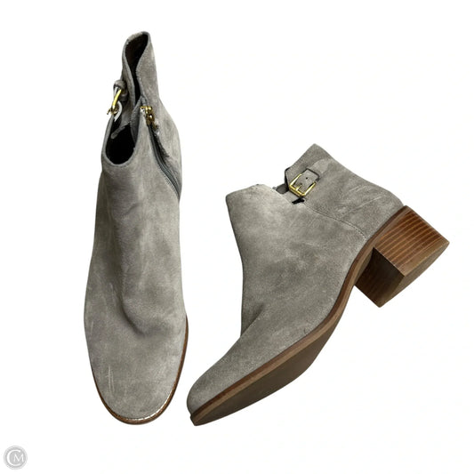 Boots Ankle Heels By Cole-haan In Grey, Size: 9.5