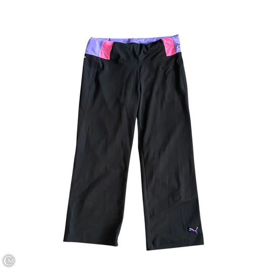 Athletic Leggings Capris By Puma In Black & Purple, Size: Xs