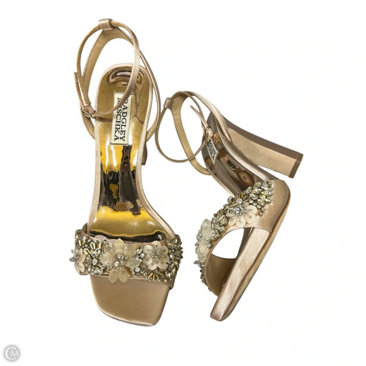 Shoes Heels Stiletto By Badgley Mischka In Peach, Size: 8