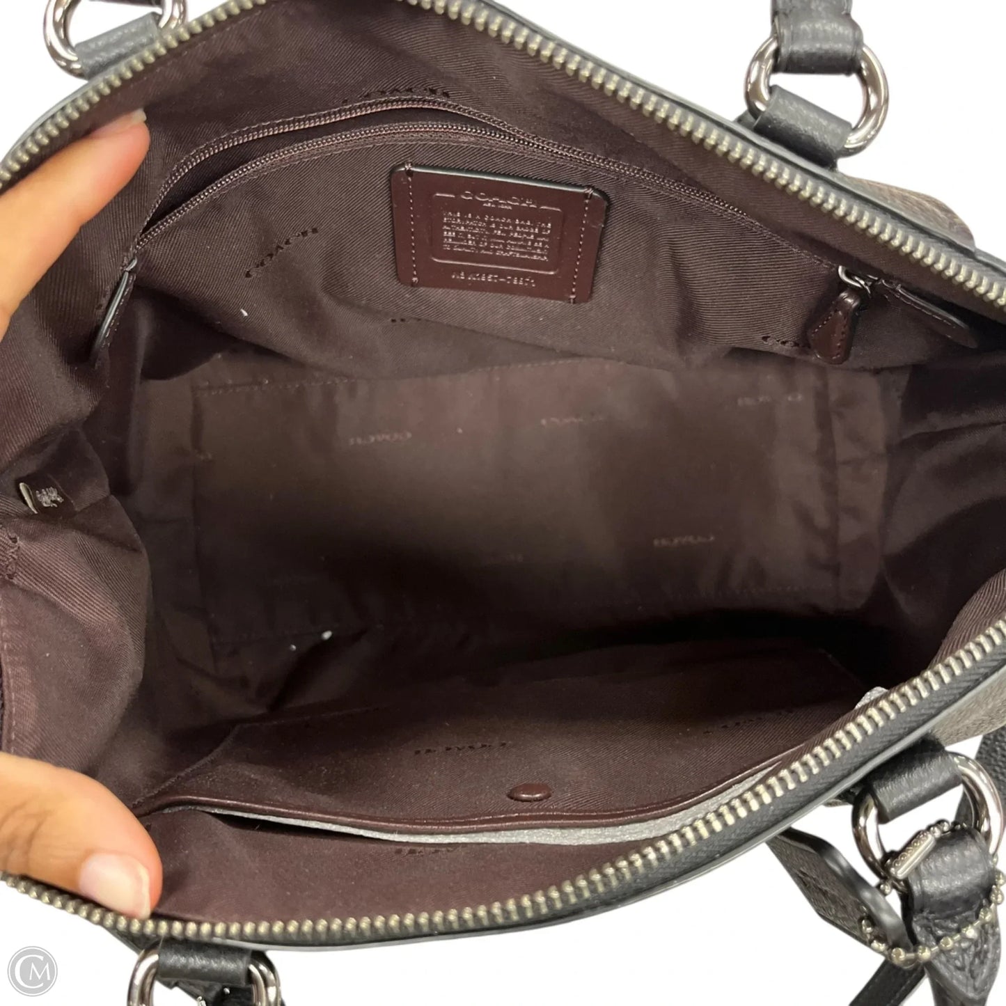 Handbag Designer By Coach, Size: Medium