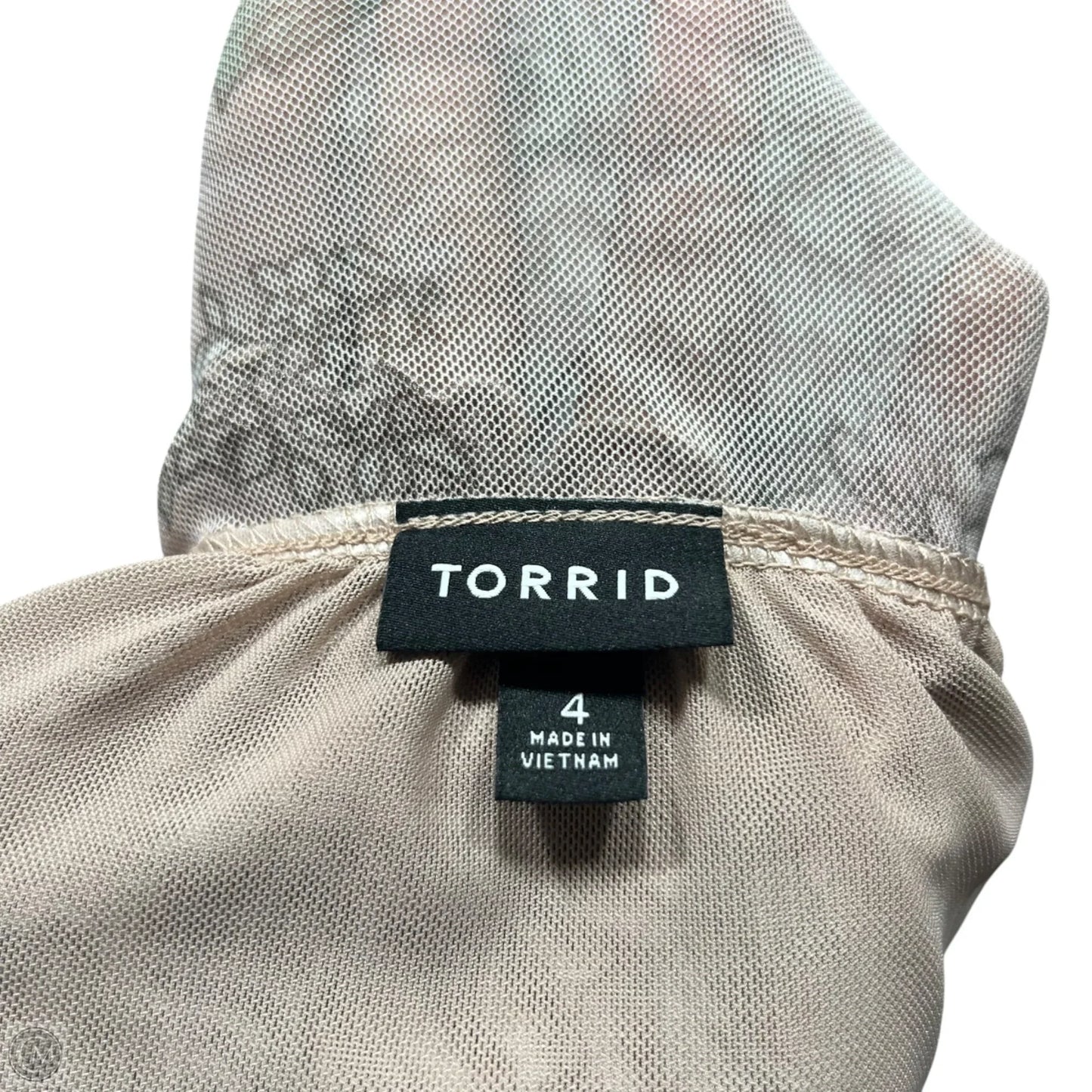 Top Long Sleeve By Torrid In Mauve, Size: 4x