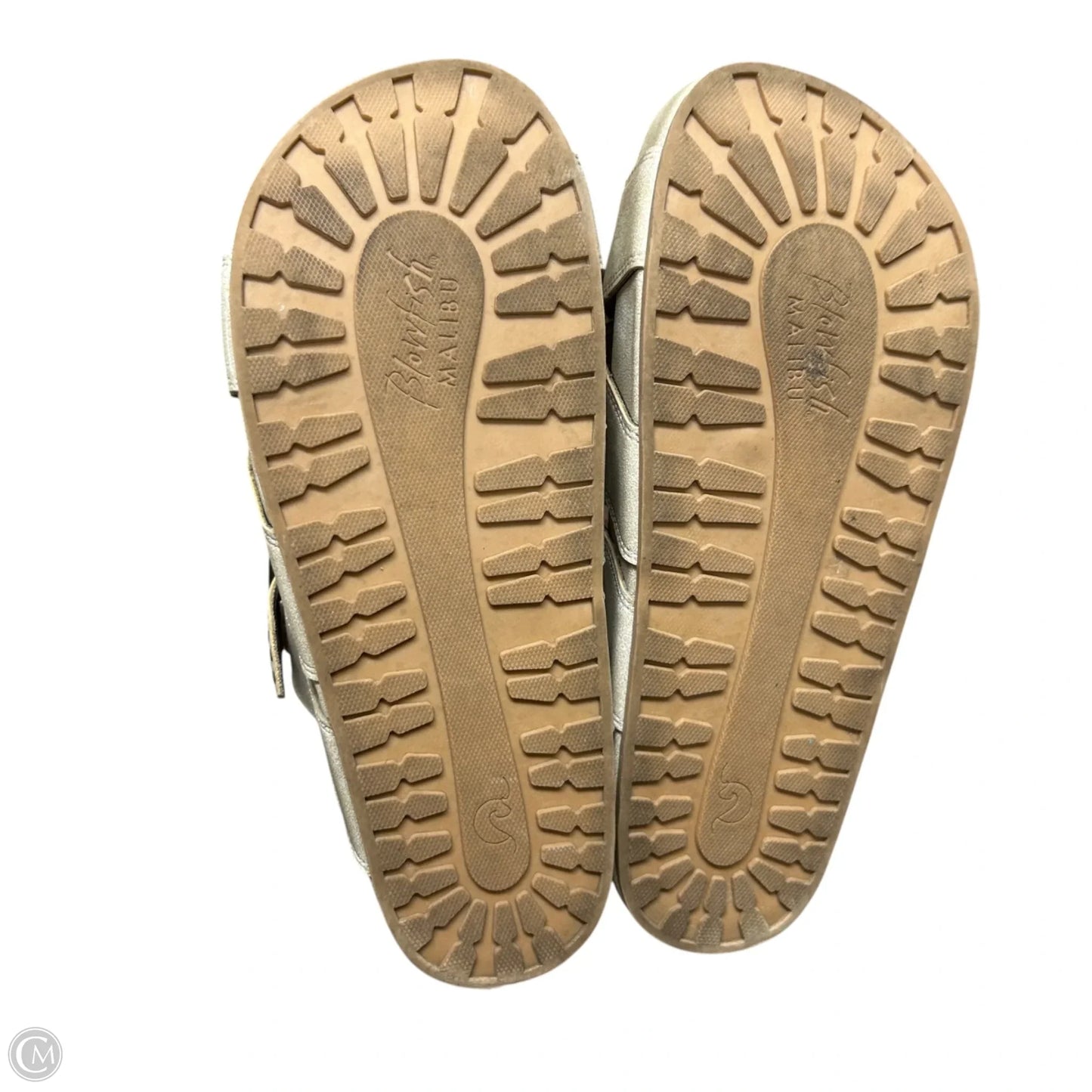 Sandals Heels Platform By Blowfish In Beige, Size: 8.5